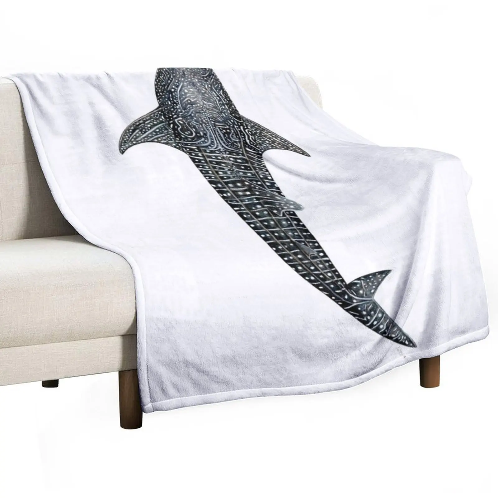 Whale shark for divers, shark lovers and fishermen Throw Blanket Decorative Beds Tourist Decorative Throw Loose Kid'S Blankets