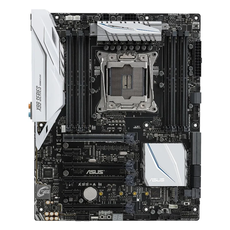 Imagem -02 - Asus-placa-mãe Usada para Asus X99-a ii Lga 20113 Ram Ddr4 Intel X99 Sata Gbps Usb 3.0 Porta com