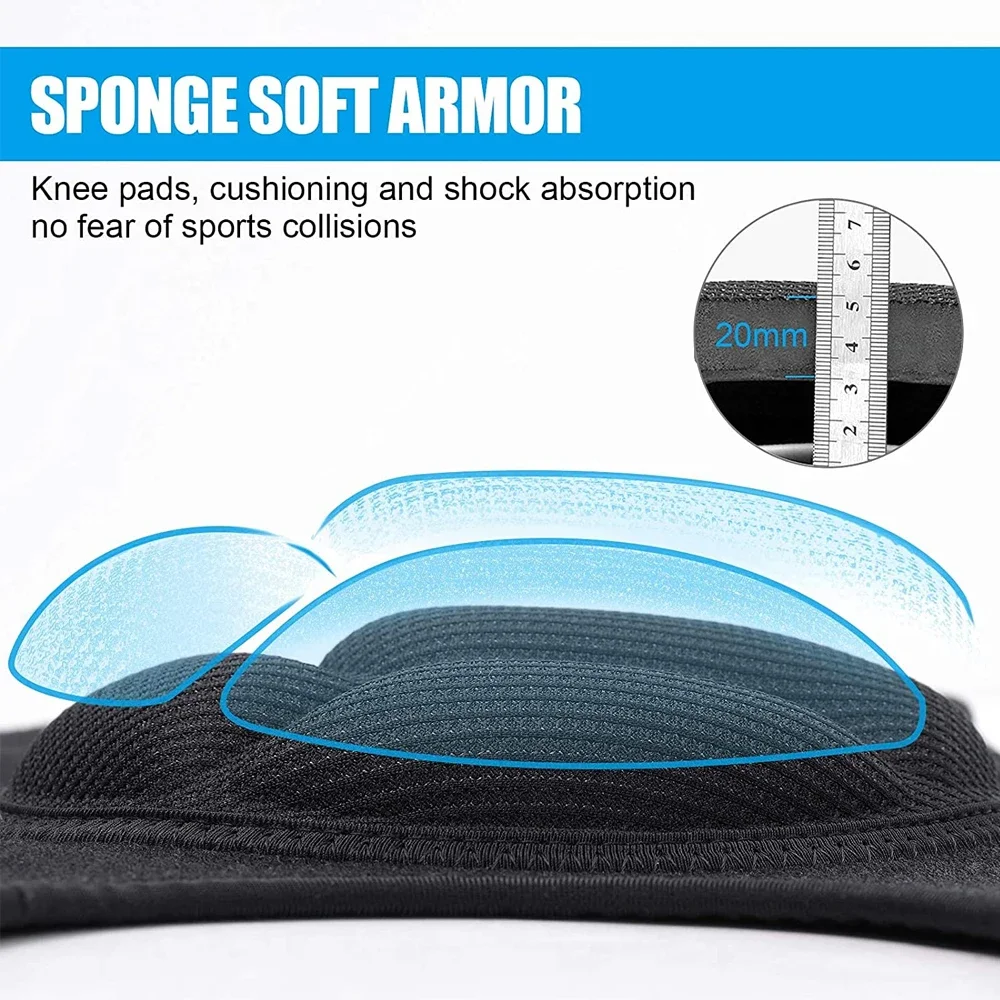 1Pair Adult Knee Pads for Gardening,Anti-Slip Collision Avoidance Kneepads with Thick EVA Foam House Cleaning,Construction Work