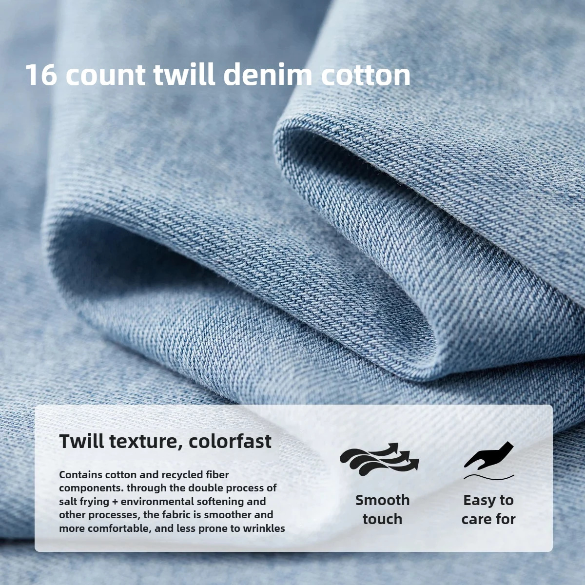 معطف نسائي غير رسمي من قماش الدنيم من SENTUBILA لخريف 2025 جديد فضفاض مناسب بكتف منسدل وسترات نسائية بأكمام طويلة W51W58819 #4