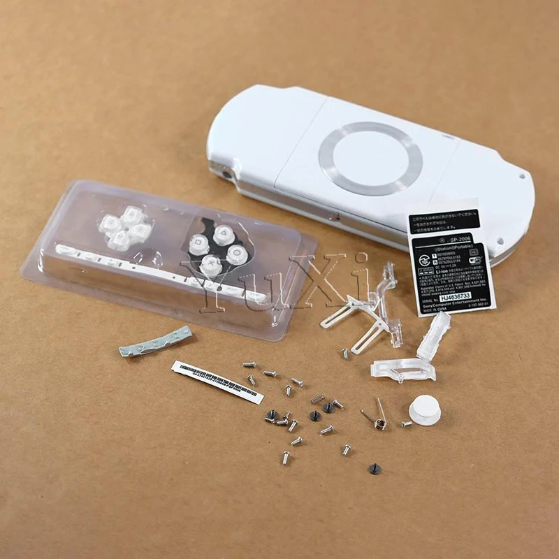 Full Housing Case Cover Faceplate For PSP2000 Replacement Plastic Shell Kit With Buttons Set For PSP 2000 Replace Repair Parts