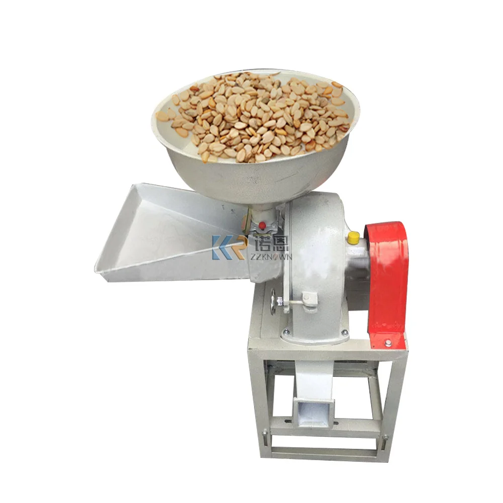 2.2kw Rice Flour Mill Grinding Equipment Spice Turmeric Herb Powder Grinder Machine Feeds Wheat Flour Milling Pulverizer