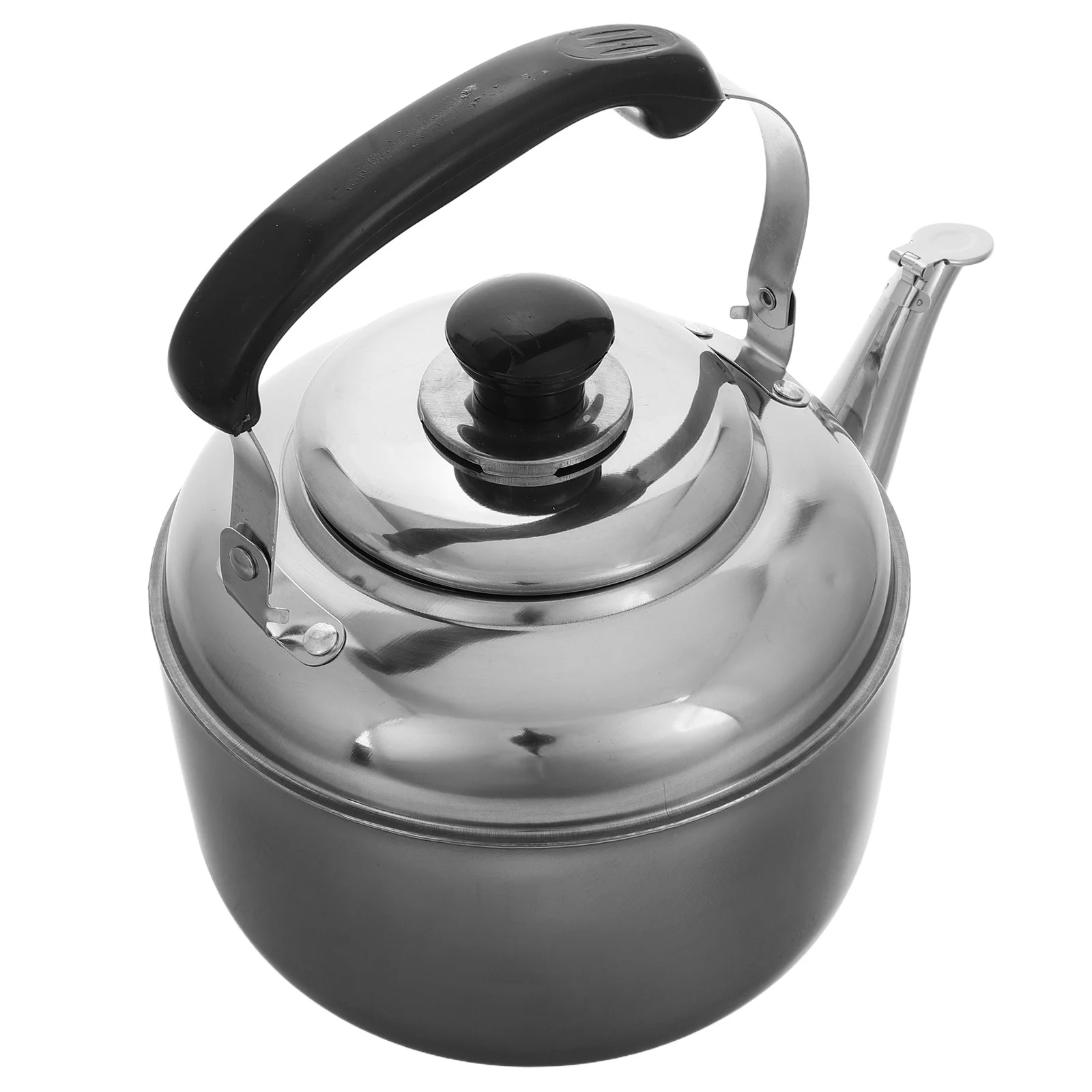 

Boiling Water Kettle Whistling Tea Pot Stainless Steel Stovetop Kettle for Home Use Sounding Teakettle Kitchen Essential