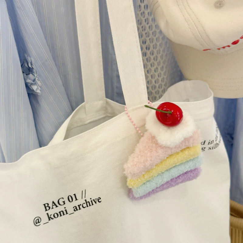 الكرتون أفخم همبرغر كعكة ساندويتش المفاتيح مقلد الغذاء دمية كيرينغ حقيبة قلادة على ظهره معلقة الديكور مفتاح حامل