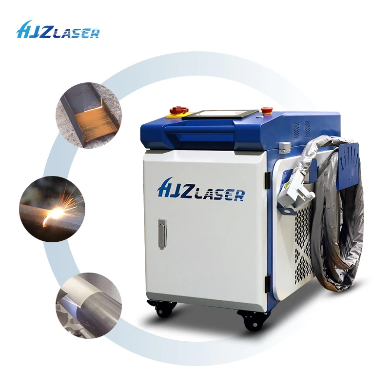 

Fiber Laser Cleaning Machine CW Pulse Raycus 1500 w 2000 w Laser Rust Removal Remove Graffiti Oil Stain Laser Cleaner