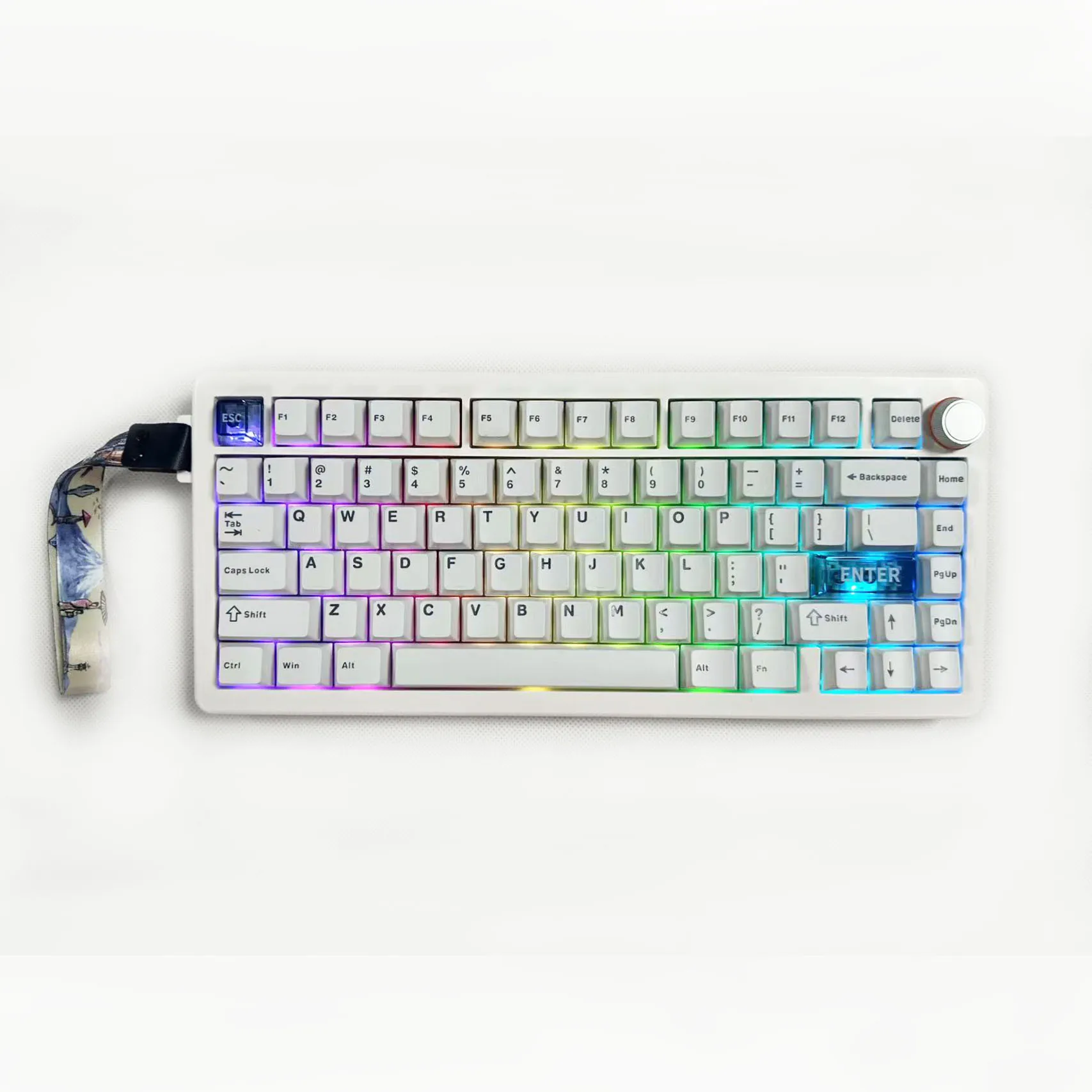 

Three-mode mechanical keyboard VIA/QMK wireless bluetooth gasket structure mechanical keyboard