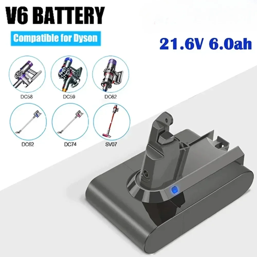 

Original for Dyson 21.6V Batterie V6 V7 V8 V10 Series Sv12 DC62 SV11 sv10 Handheld Vacuum Cleaner Spare battery Genuine