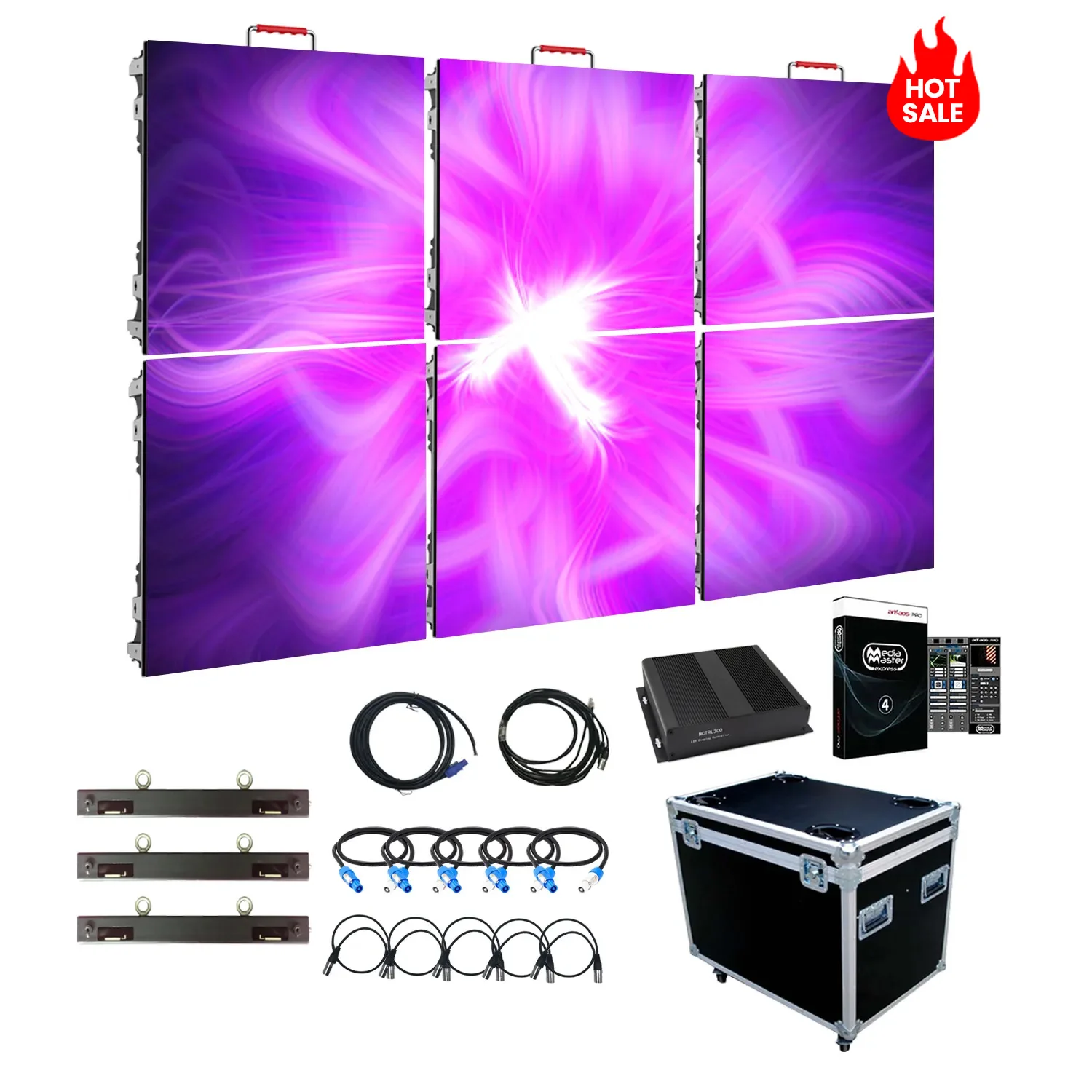 Night Club LED Display Event Wedding Stage Show Conference Background Stage LED Video Wall Dj Booth LED Screen