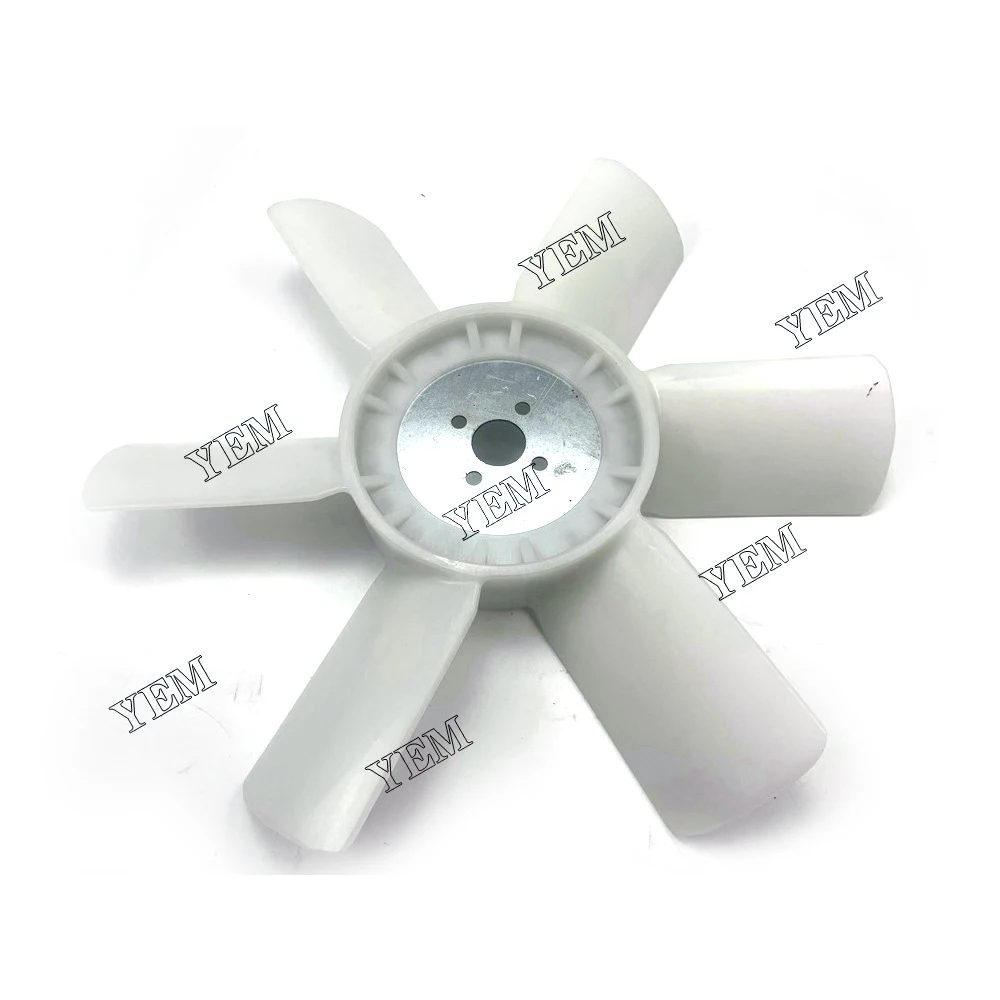 4 Holes 6 Leaves V2403 Fan Blade For Kubota Engine Parts