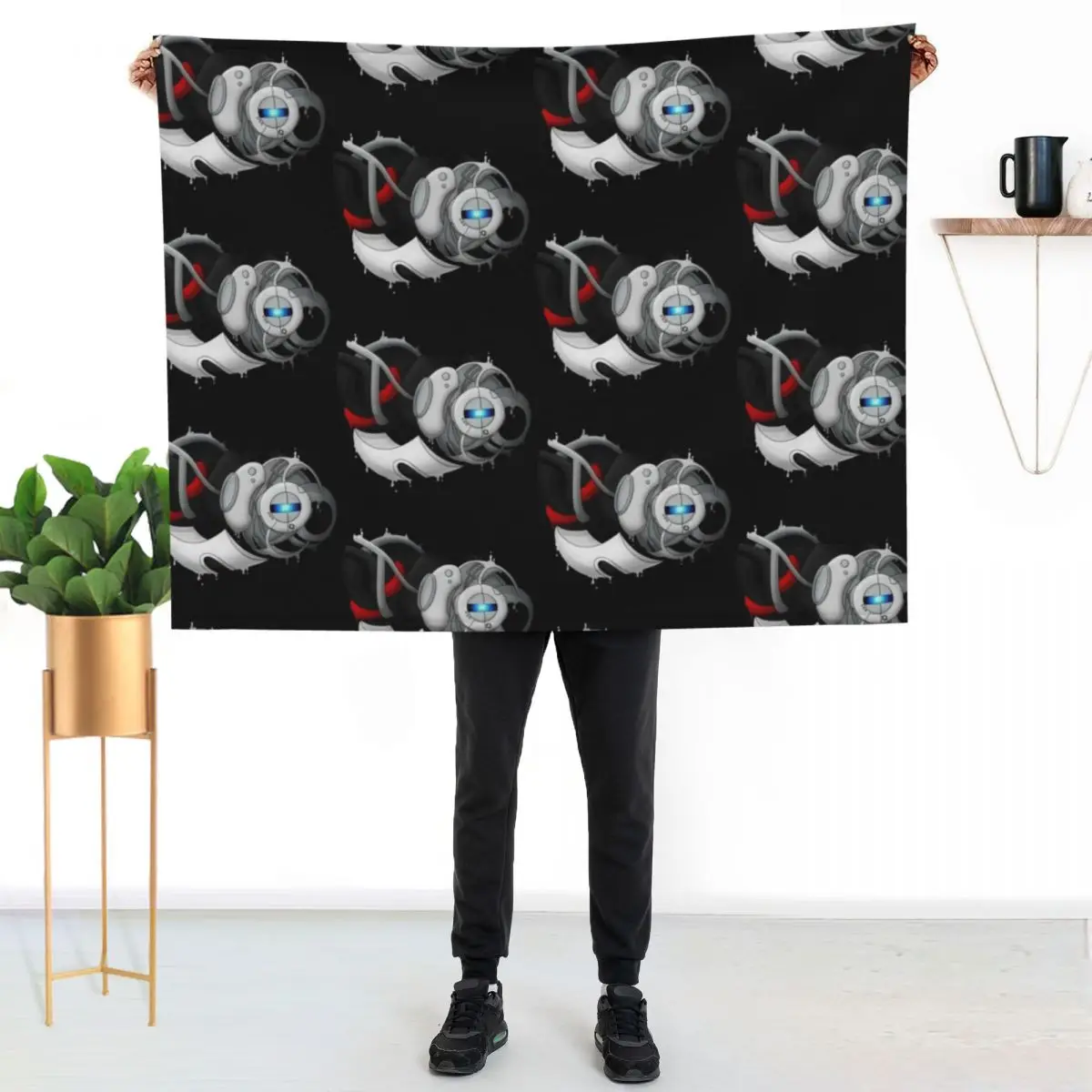 

Mega Wheatley Portal 2 Throw Blanket Warm Cozy Throw Blanket for Living Room Couch