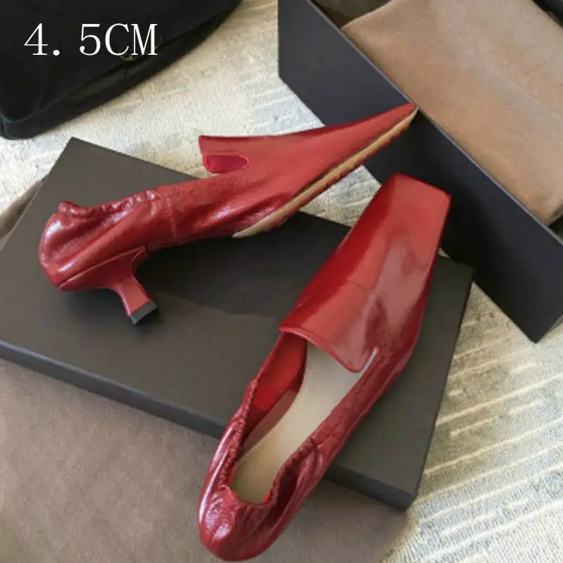 Wine 4.5CM Heel