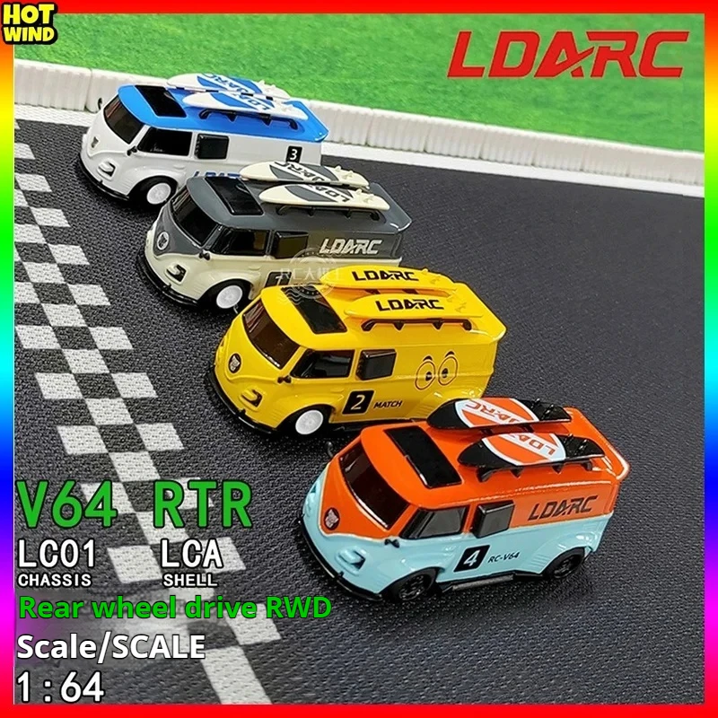 

Ldarc Radian V64 Rtr Remote Control Car 1:64 Mini Micro Simulation Rc Model Bread Racing Car Toy 4 Colors Available