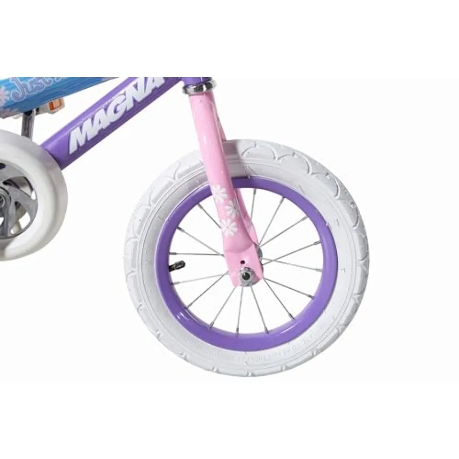 Vélo pour enfants de 12 pouces – Design amusant et coloré, robuste et durable, parfait pour les enfants apprenant à monter, facile à assembler, idéal pour