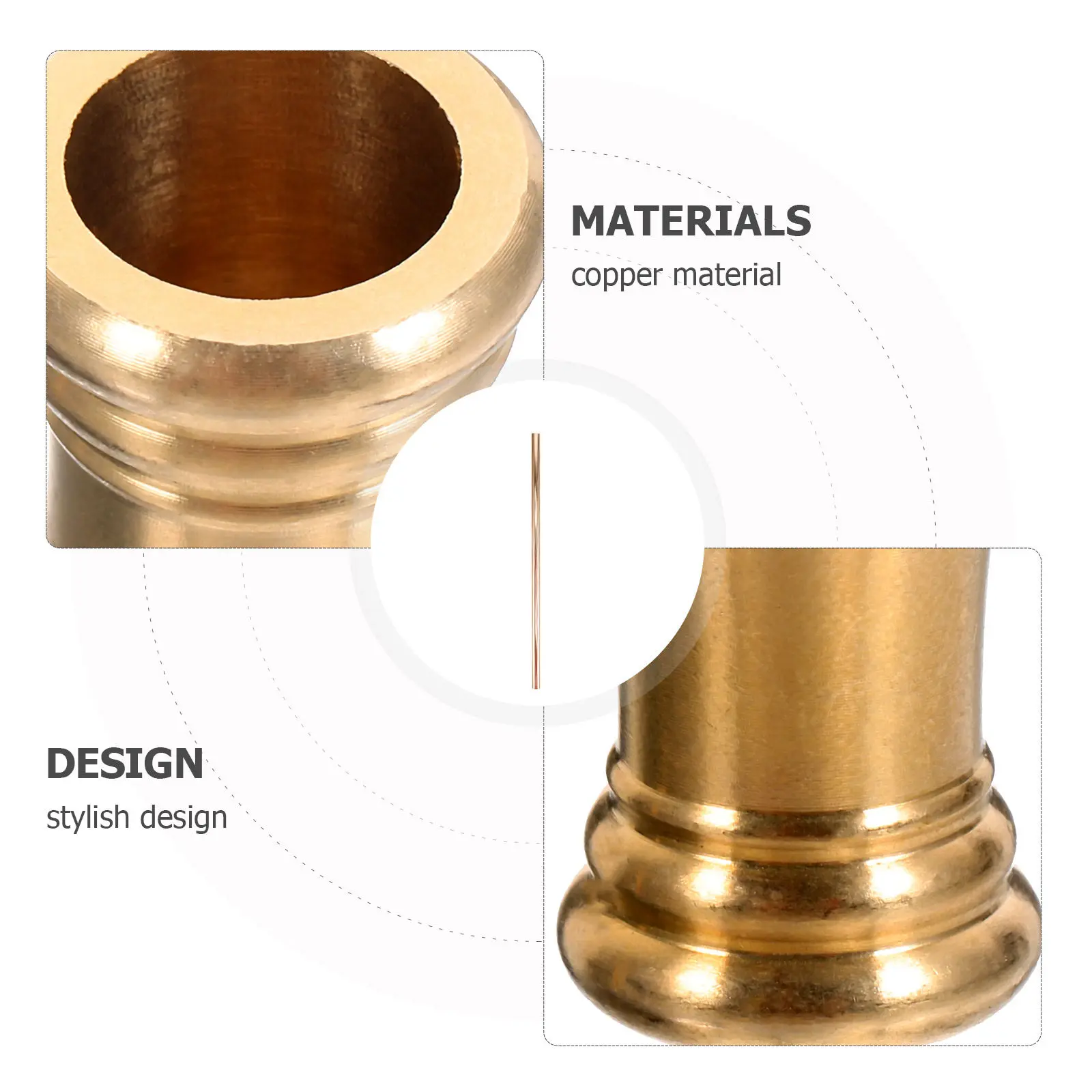 

Lighting Fixture Downrod M10 Threaded Straight Iron Pipe 115Mm Lamp Stem Lightweight Hollow Design Lamp Repair Kit for DIY Table