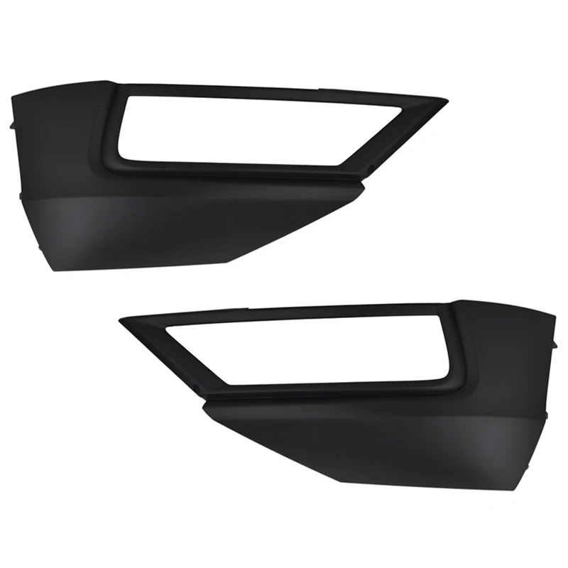 Car Front Bumper Fog Light Frame Cover Front Bar Grille Decorative Cover For Volkswagen VW Tiguan L 2017 2018 2019