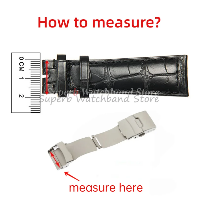 Cierre de correa de reloj de acero inoxidable de 16/18/20/22mm para hebilla plegable Seiko doble presión accesorios de reparación de correa de reloj negro plateado