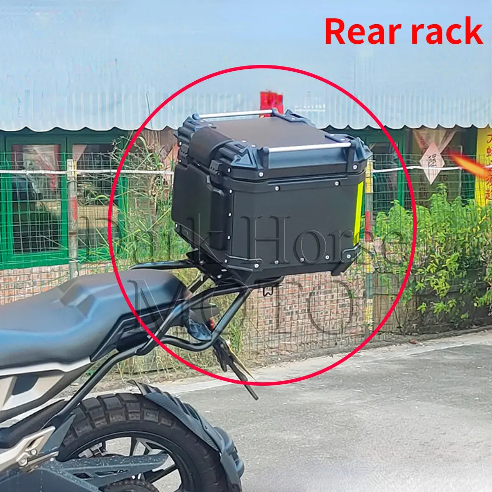 Motorcycle Rear Rack Tail Box 43L Trunk Luggage Rack Armrest FOR Kiden 150 G1 150 G2