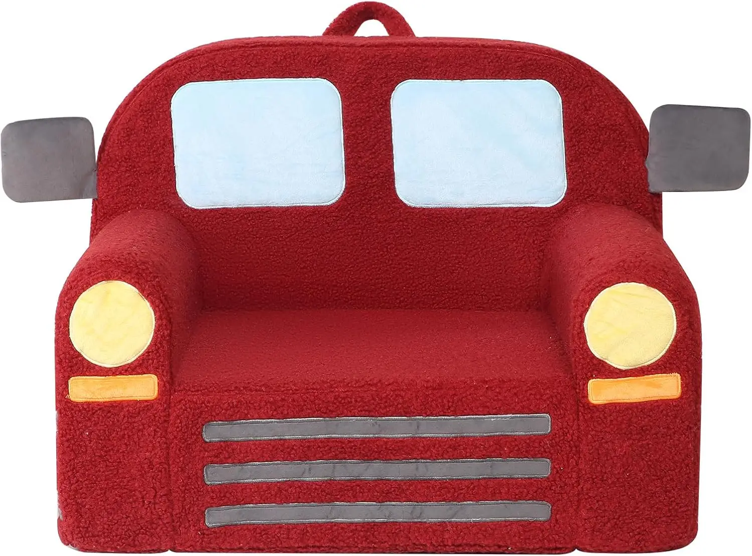 

Cozy Red Fire Truck Toddler Armchair, Soft Kids Sofa for Playroom and Reading Nook
