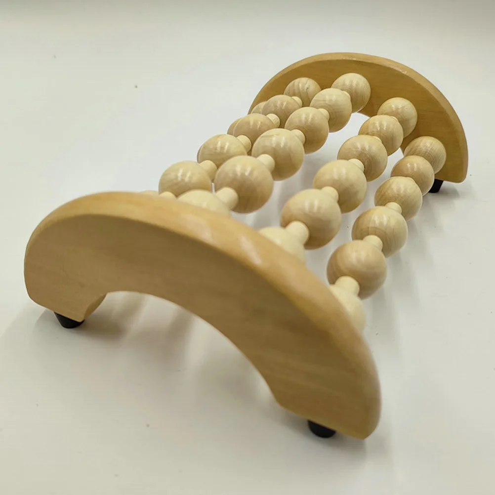 

Wooden Acupressure Massage Roller Tool For Head Body Portable Self-Massage Device Natural Foot Leg Back Hand Muscle Relief