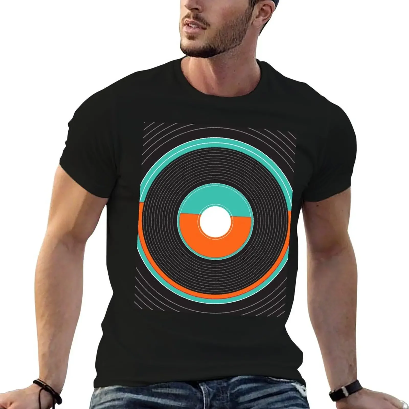 

Vinyl is back! T-Shirt anime clothes hippie clothes men workout shirt