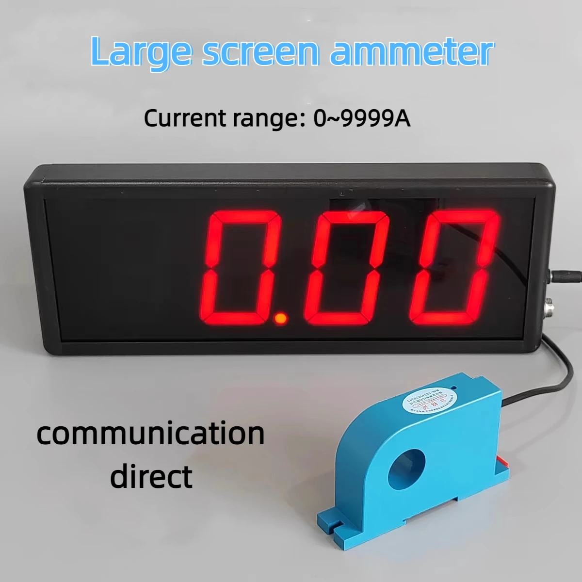 

Large Screen Display Ammeter, Current Monitoring Instrument, AC/DC Alarm Meter