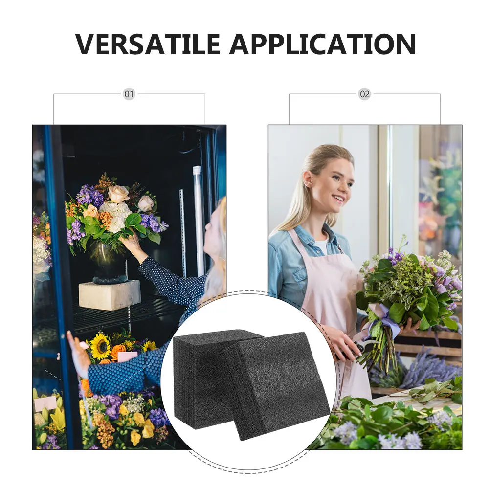 2pc Floral Foam Blocks For Flower Arrangements High-Density Base For Artificial Floral Displays Wedding Bouquet Supplies Florist