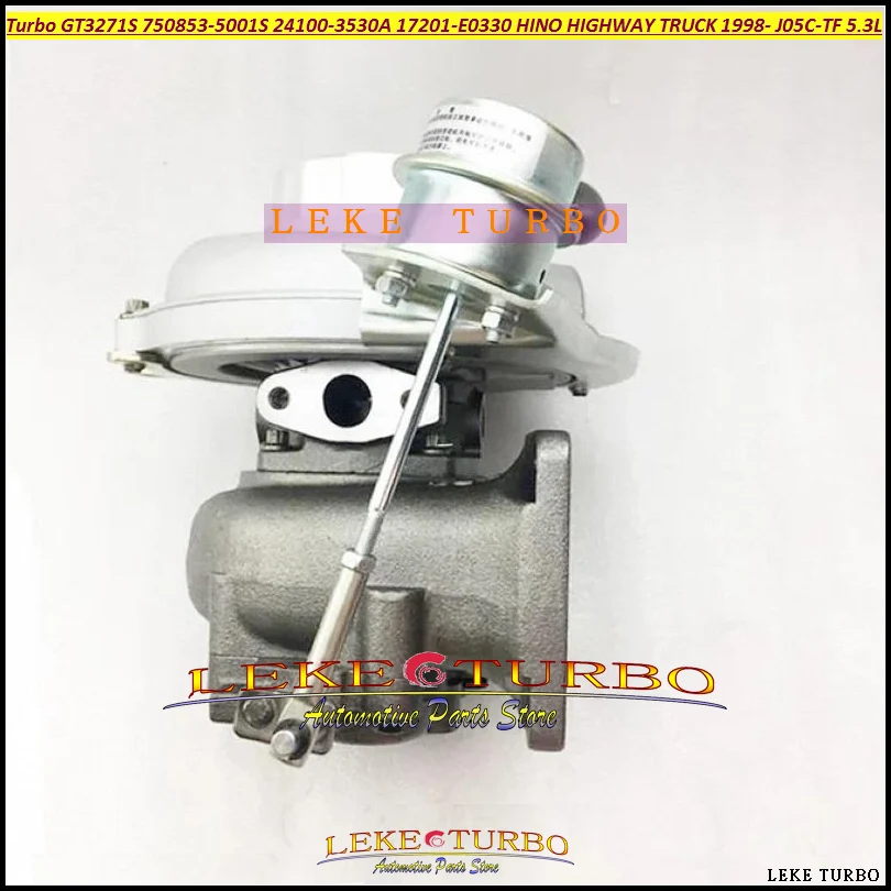 

Turbo GT3271S 750853 750853-0001 750853-5001S 24100-3530 For HINO HIGHWAY TRUCK 1998- J05C-TF J05C 5.3L 24100-3530A 17201-E0330