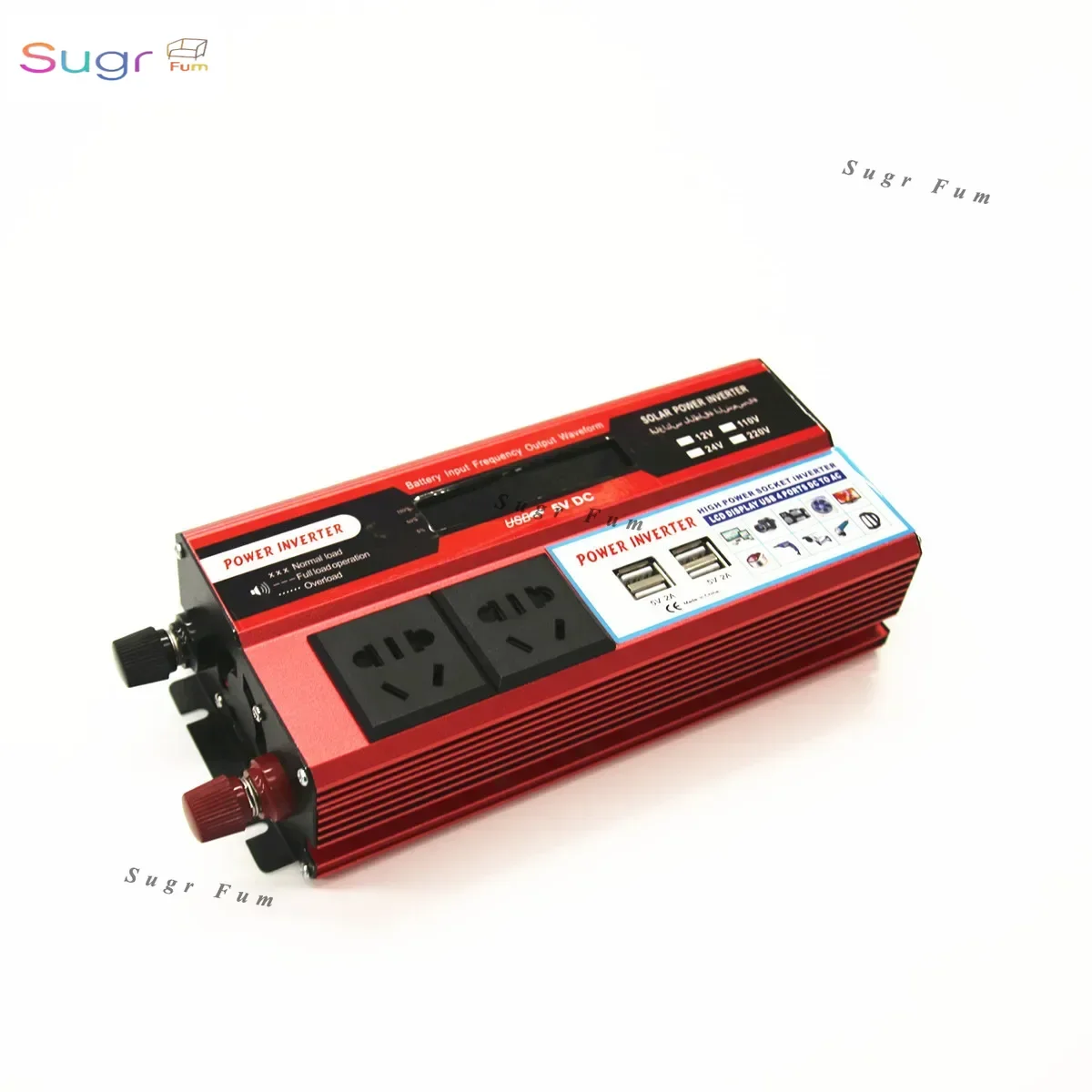 

Multifunctional car inverter 1000W 12V 220V with LCD display