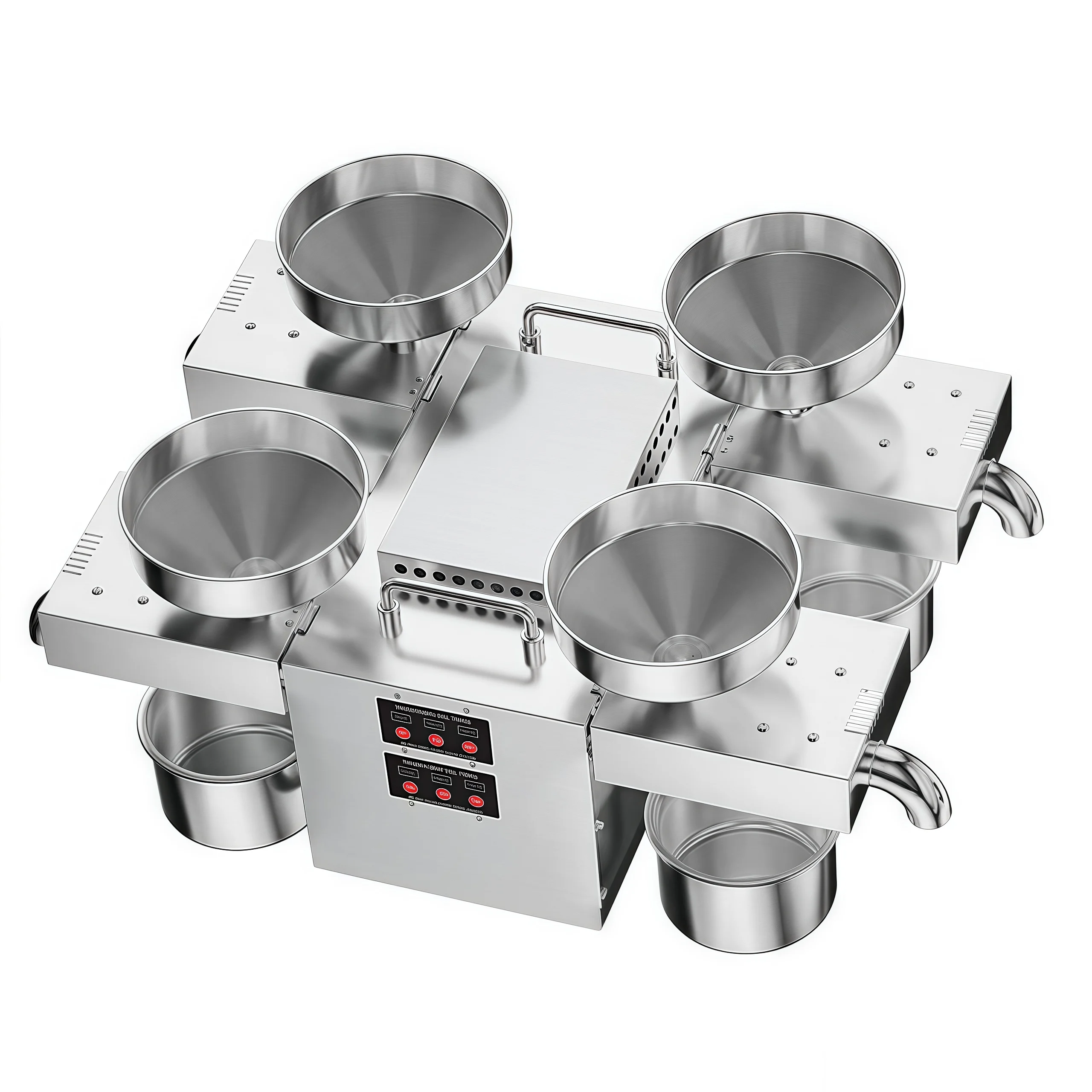 New Condition Oil Press Edible Formic Four Heads Presser High Efficiency  Output Press Machine Olive  Press Machine