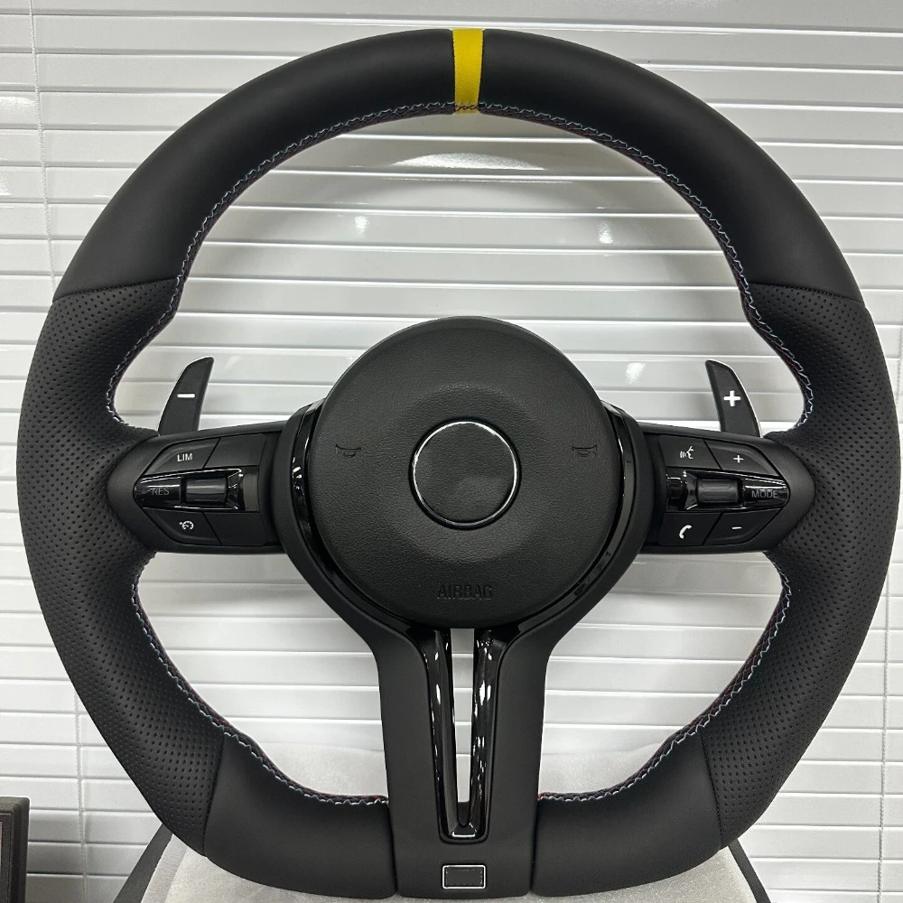 

Кожаный спортивный руль Custom Leather M для BMW F30 F31 F32 F33 F34 F36 F10 F11 F20 F21 F22 F25 F01 F06 F07 F12 F13 M3