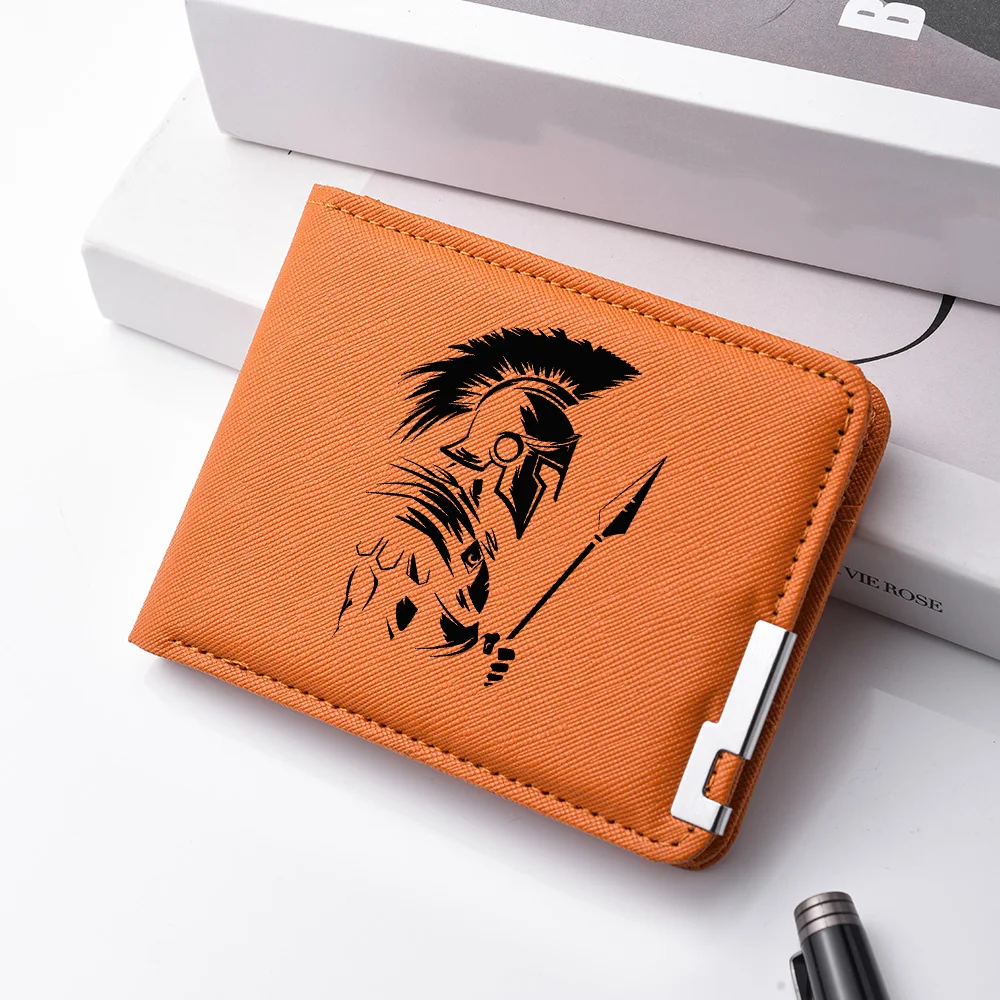 Best Selling New Print Pattern Wallet in PU Leather Spartan Design Men's Wallet Stylish Compact Money Holder