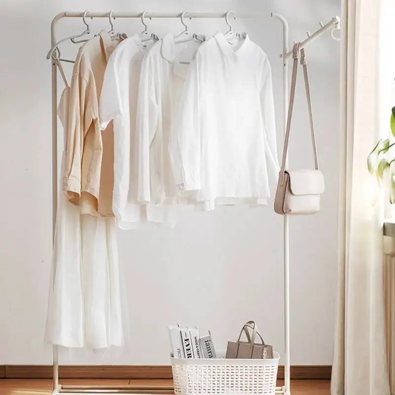 Black Metal Coat Rack Minimalist Designe Outdoor Portable Coat Rack Detachable Place Saving Burro Ropa Perchero Furniture