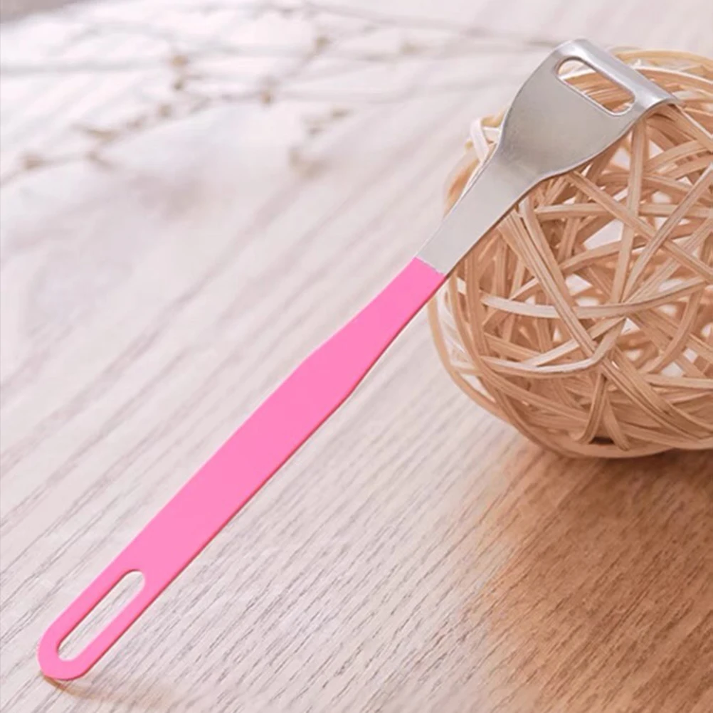 

3Pcs Stainless Steel Tongue Scraper Tongue Coating Cleaning Tool Tongue Coating Scraper Silver