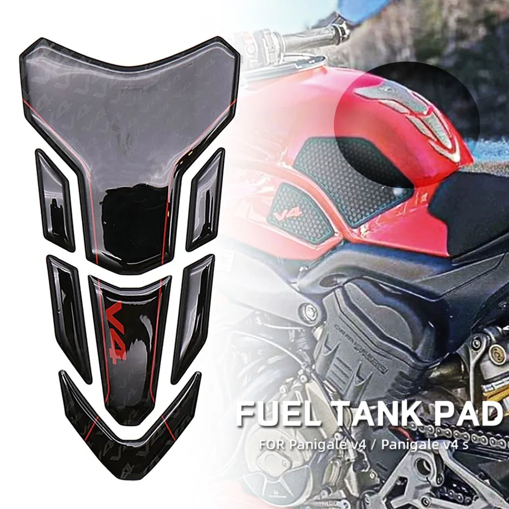 New DUCATI Sticker Motorcycle Stickers Resin Gel 3D Side Foot Board Scooter Compatible FOR Ducati Streetfighter V4 S Panigale V4