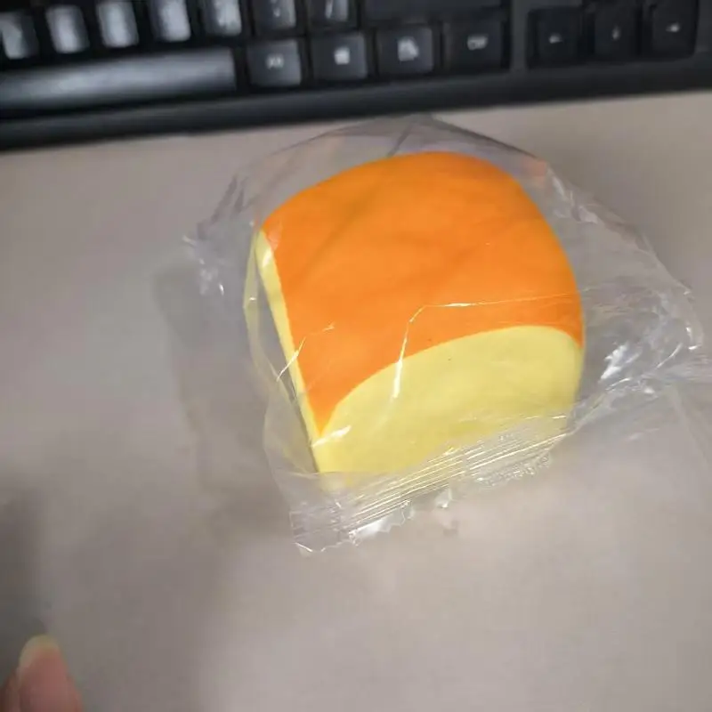 Realistic Slow Rebound Bread  Toy Simulation Squeeze Stress Relief Fidget Toy for Kids Adults Home Play
