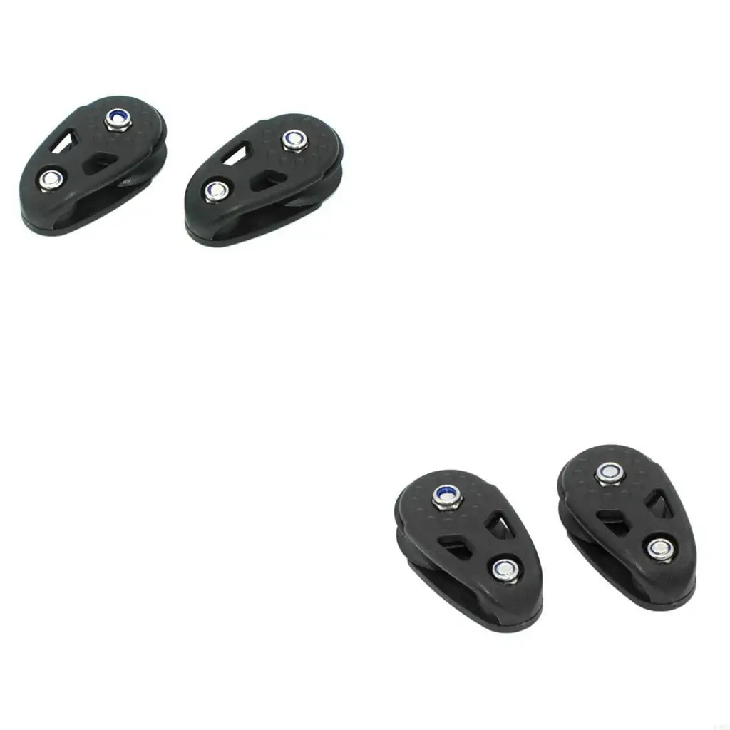 

2pcs тяжеломодный каяк -шкив каяк скользкий железнодорожный троллей