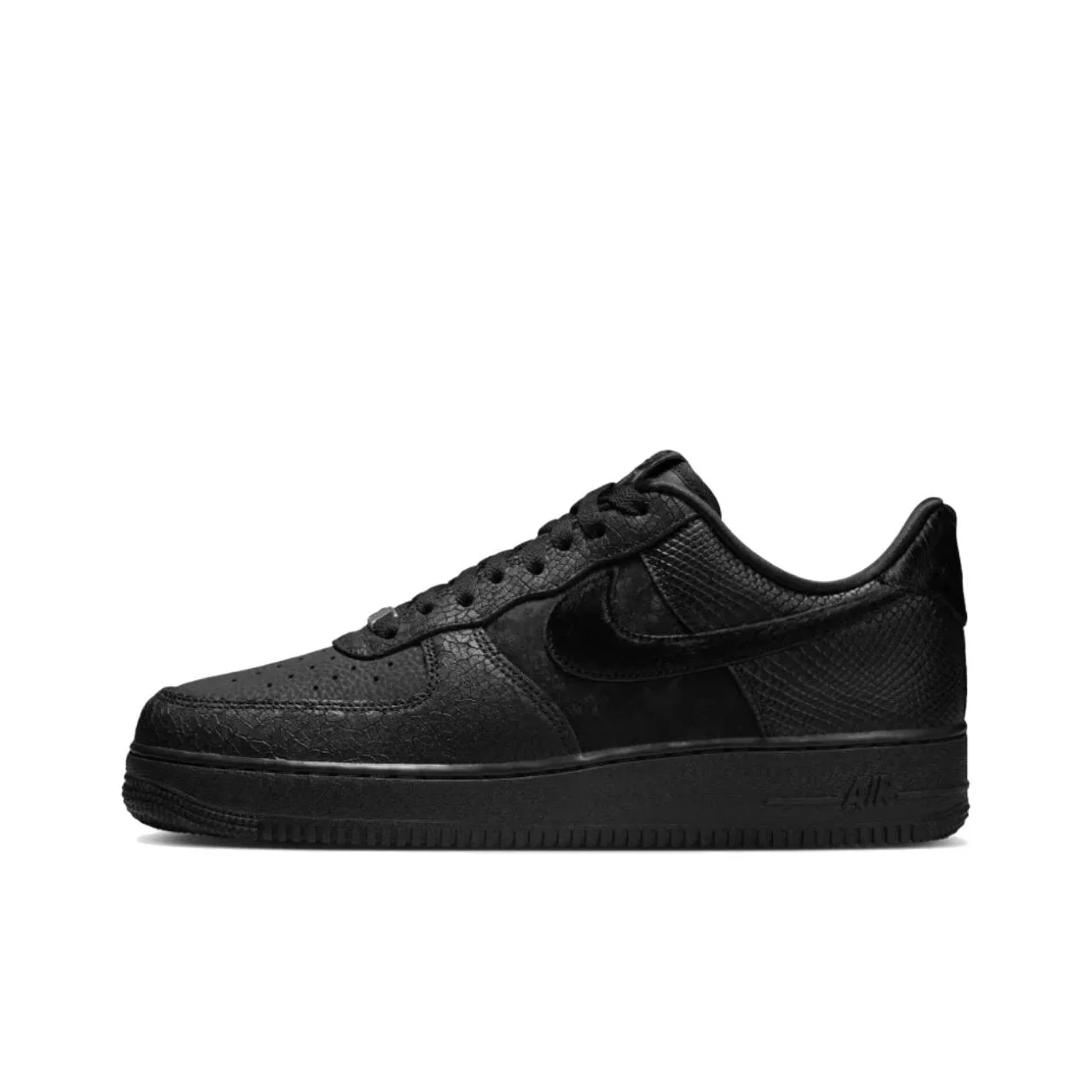 

Устойчивые к истиранию низкие туфли для скейтборда Nike Air Force 1, унисекс, черные HQ1977-001