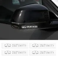 3D Metal Car Emblem Logo Decorative Stickers Styling For Infiniti Q30 Q50 Q60 D35 G37 FX30 FX35 M37 ESQ JX35 QX50 QX60 QX70 QX80