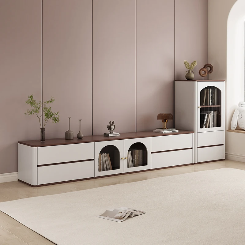 Drawers Living Room Tv Stands Minimalist Aesthetic Wood Universal Tv Table Hallway Organizer Suporte Para Tv Home Furniture