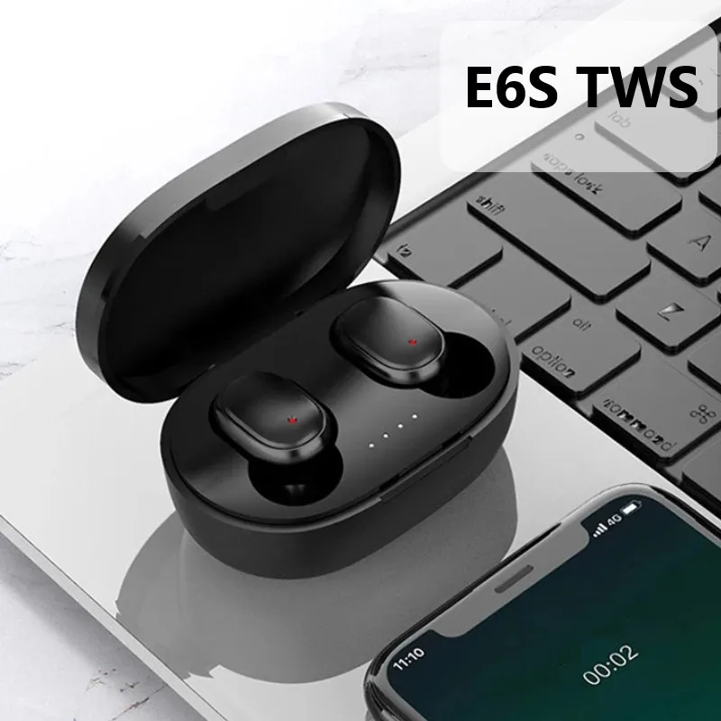 A6S Bluetooth Headset In-ear Macaron 5.0TWS Earbuds Waterproof Sports Binaural Stereo Button With Microphone Wireless Running