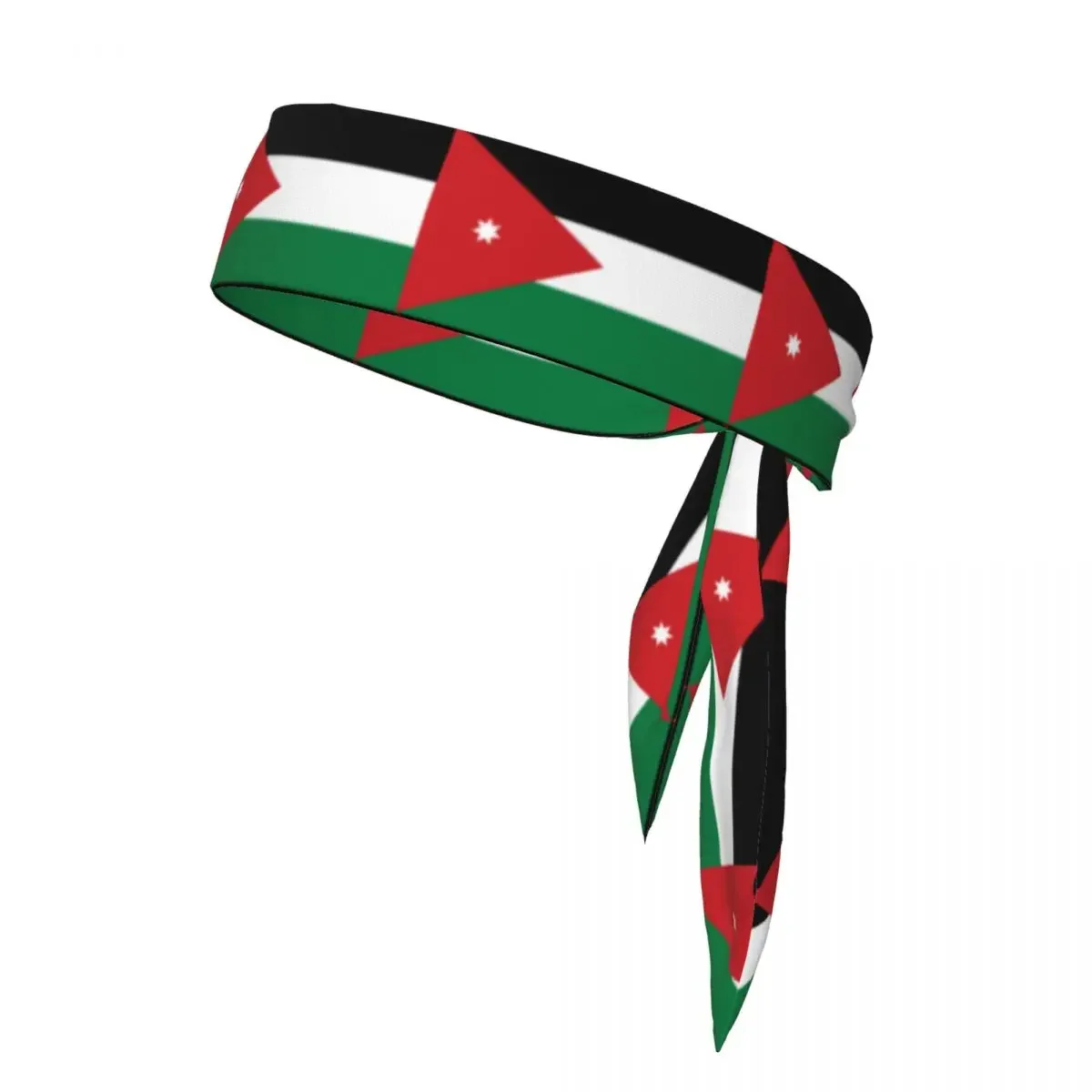 Jordan Flag Head Tie Sports Headband Athlete Sweatbands Head Wrap For Working Out Running Yoga