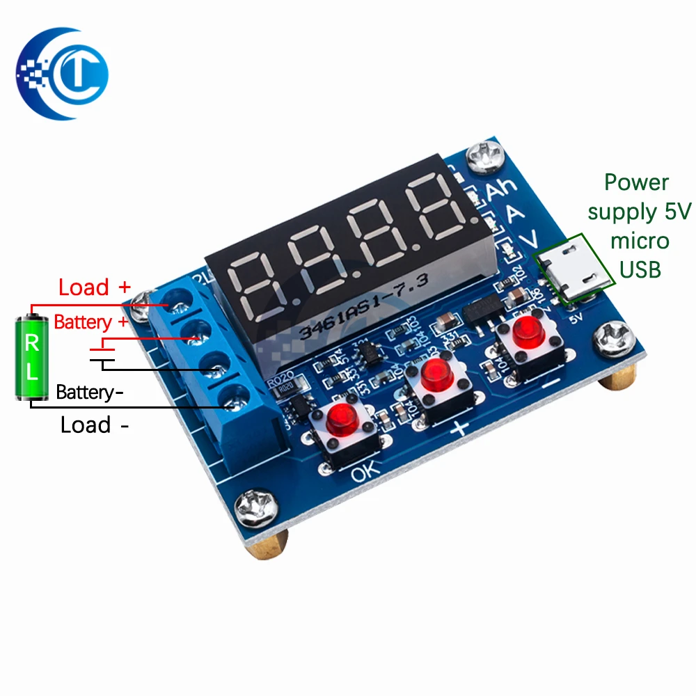 CLT IT ZB2L3 All-in-One Li-ion & Lithium Lead-acid Battery Capacity Meter, Discharge Tester and Analyzer image 6