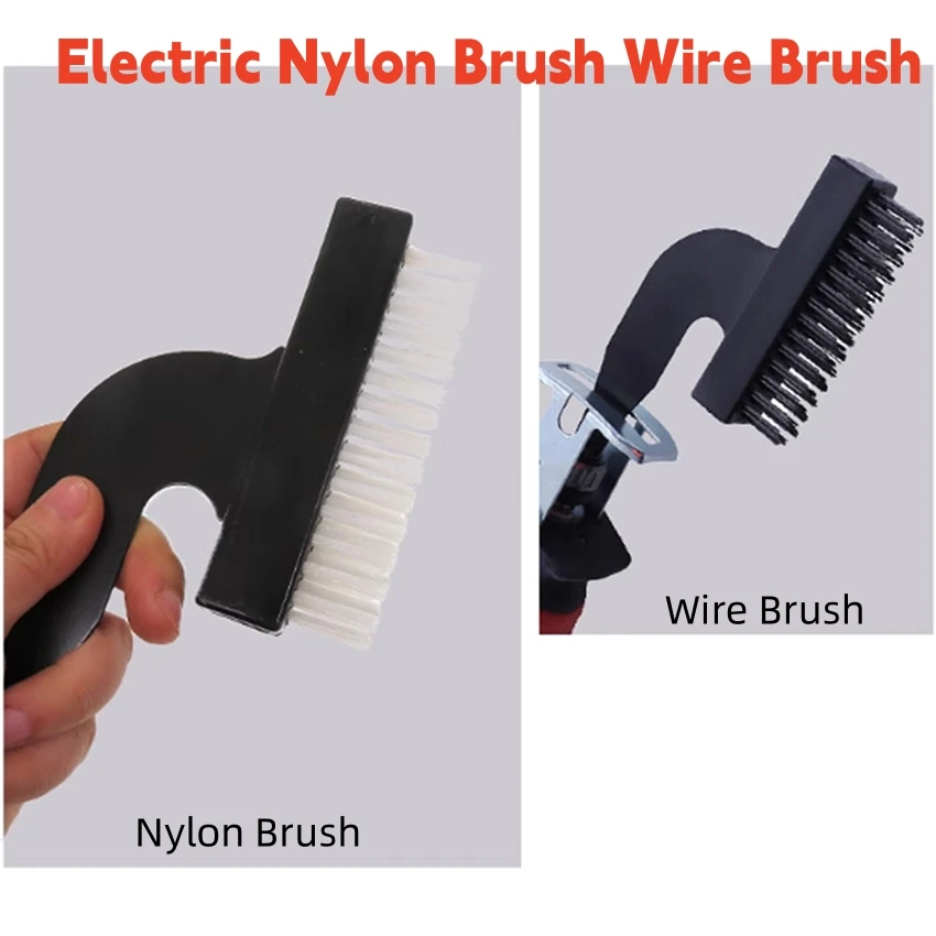 ​ Sega a sciabola Sega alternativa Testine universali Spazzola per rimozione ruggine e levigatura dei metalli Spazzole in nylon a filo elettrico
