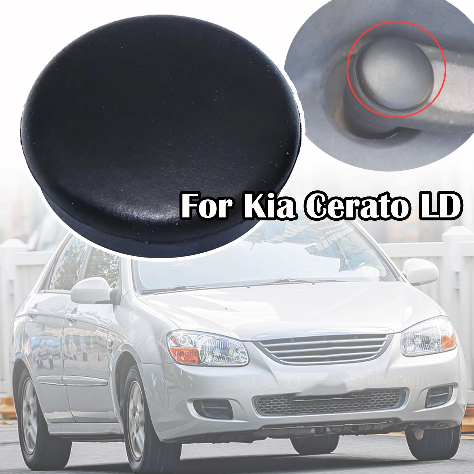 

Front Windshield Window Wiper Blade Arm Rocker Bolt Rubber Cap Cover Replacement For Kia Cerato LD 2006 2005 2004 Spectra