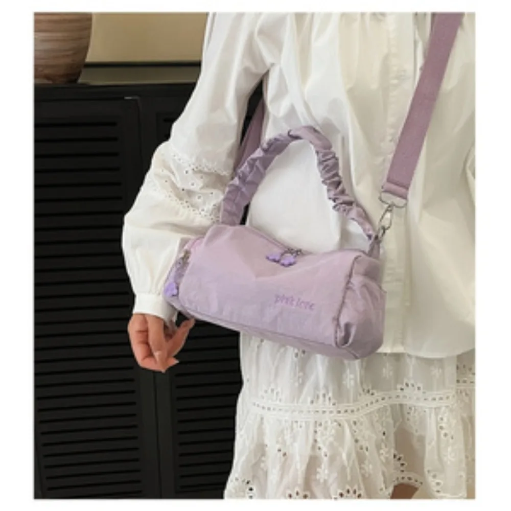 

New women's fashionable stylish trendy nylon large-capacity versatile hand-held shoulder crossbody lightweight pillow bag