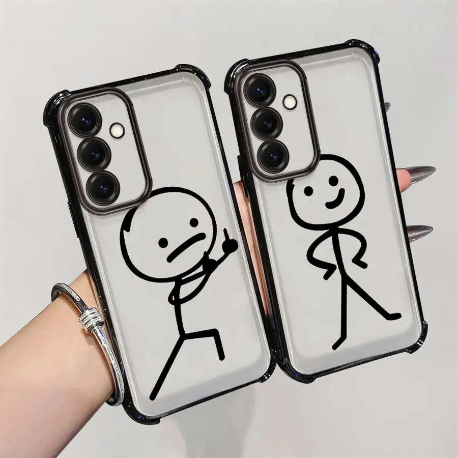 حافظة لهاتف سامسونج جالاكسي A52 A17 A15 A13 A25 A16 A26 A24 A35 A36 A33 A21s غطاء ناعم