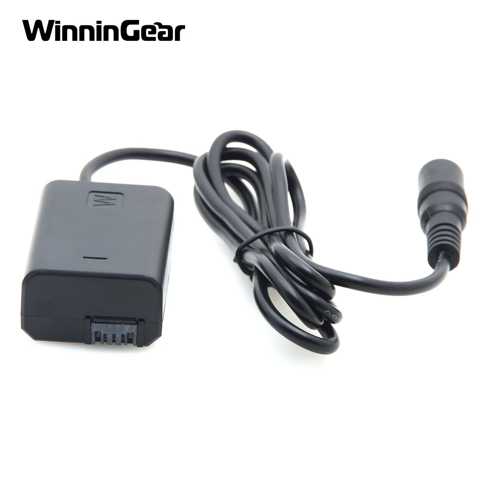 อะแดปเตอร์จ่ายไฟภายนอกสำหรับกล้อง Sony A7 A7R NP-FW50แบตเตอรี่เลียนแบบกล้อง SLT