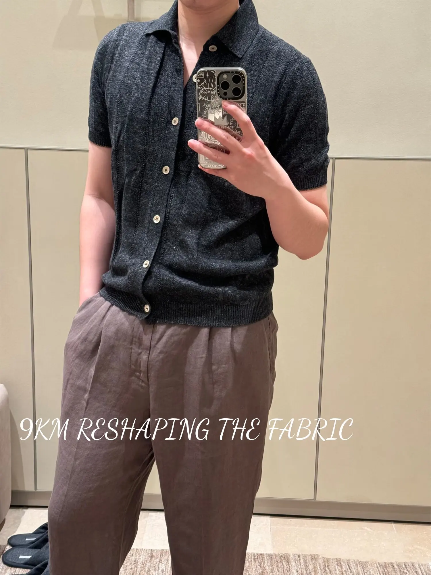 BC Old Money Slack Short Sleeve Linen Lyocell Blended Skin-friendly POLO Shirt Knitted Sweater