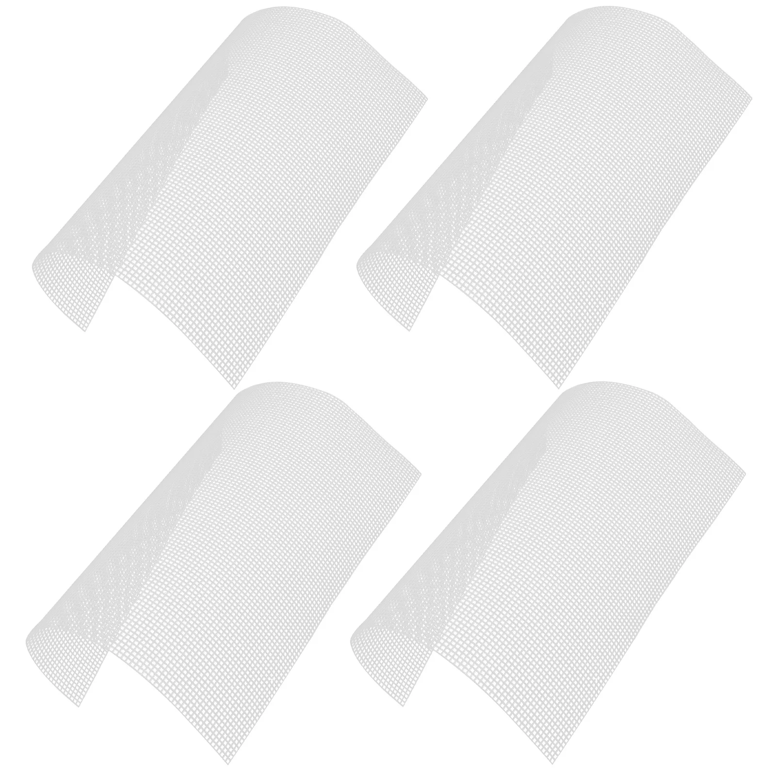 

4pcs Plastic Canvas Sheet for Embroidery Crafting Durable Mesh Diy Stitching Sewing Grid Plastic Craft Sheets Versatile Use