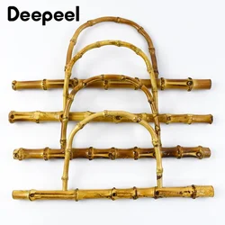 DeePete-交換用竹製ハンドバッグ,ハンドル,28 cm, 30cm, 1〜5個